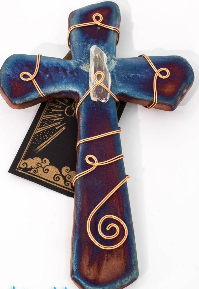 ✝ 3/$20 RAKU CROSS NEW IN BOX